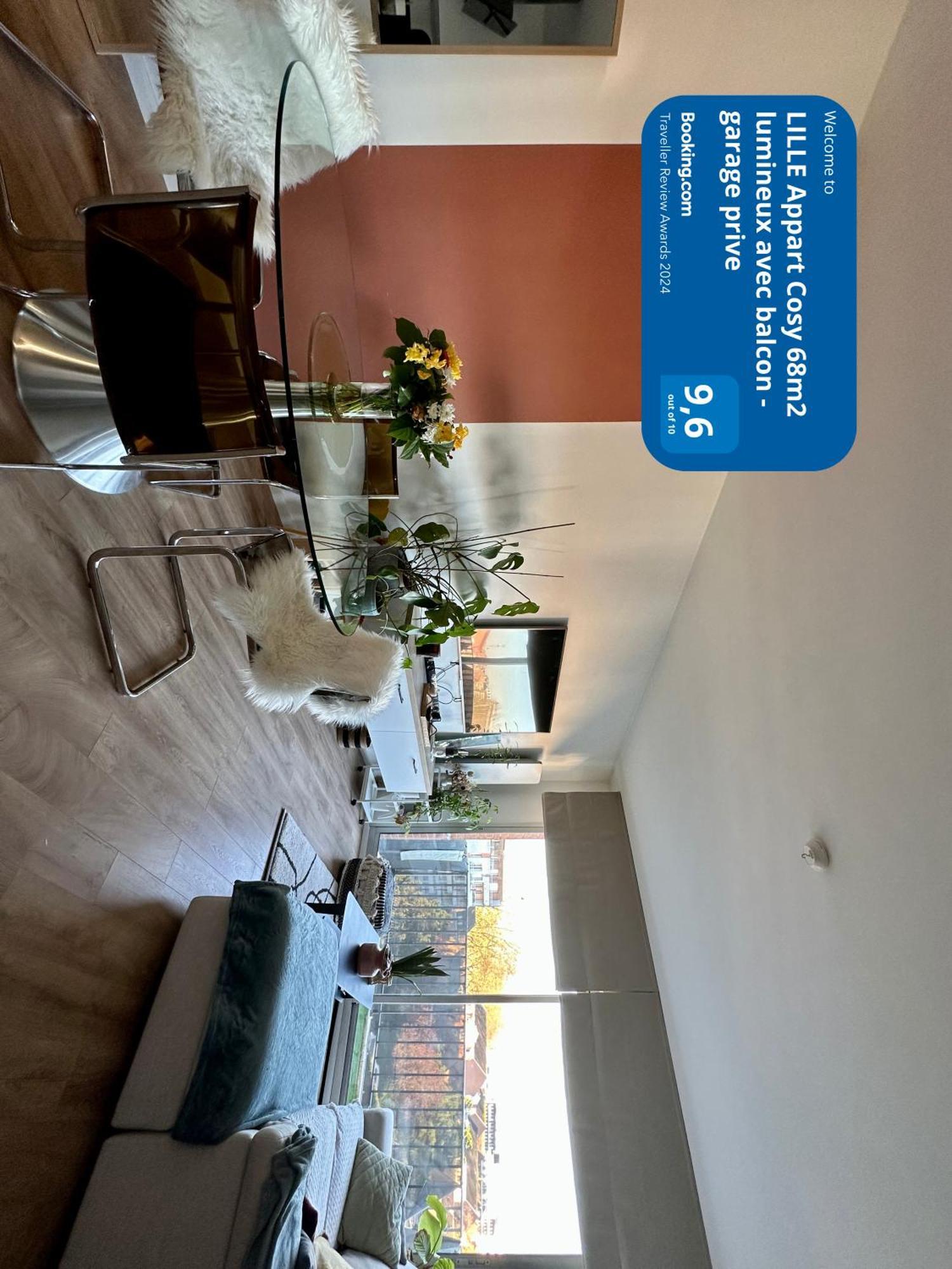 Lille Appart Cosy 68M2 Lumineux Avec Balcon - Garage Prive Exteriér fotografie