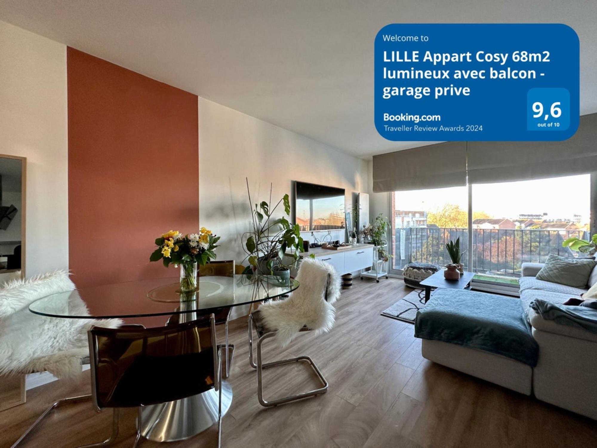 Lille Appart Cosy 68M2 Lumineux Avec Balcon - Garage Prive Exteriér fotografie