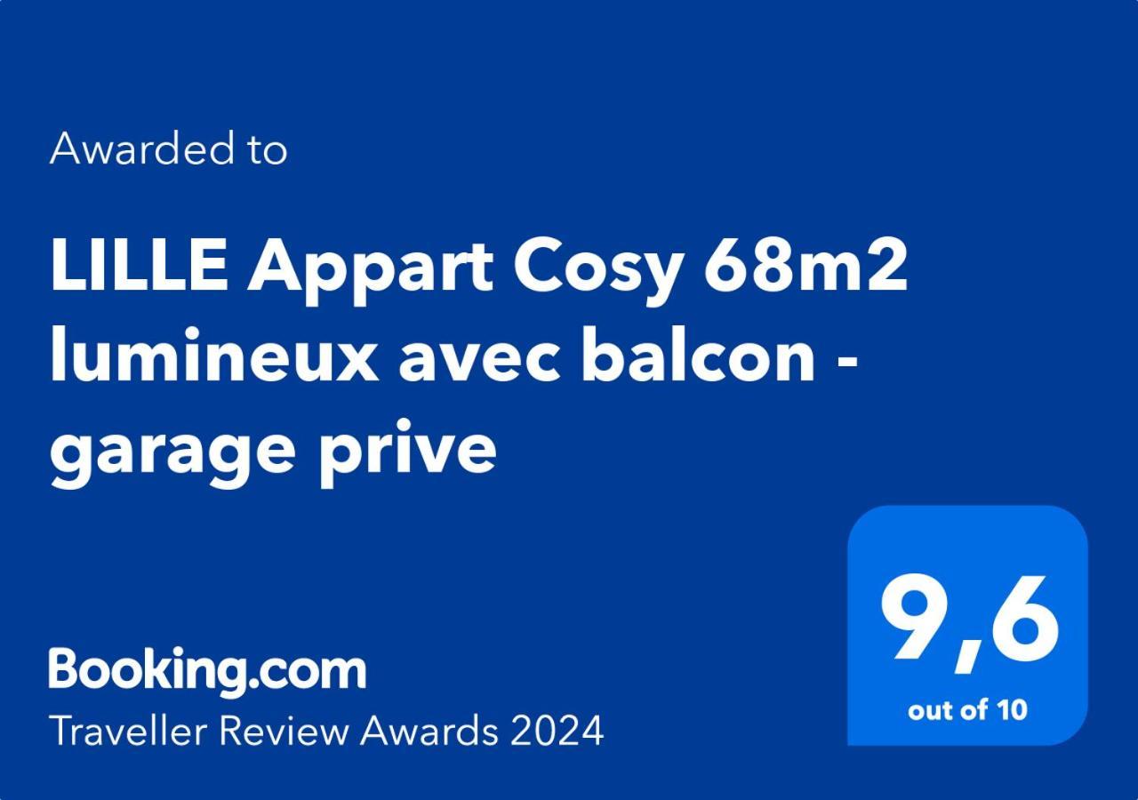Lille Appart Cosy 68M2 Lumineux Avec Balcon - Garage Prive Exteriér fotografie