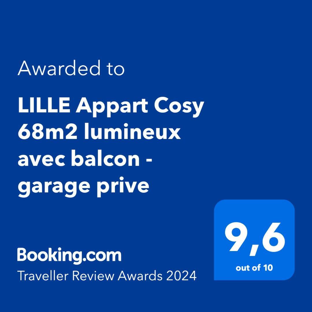 Lille Appart Cosy 68M2 Lumineux Avec Balcon - Garage Prive Exteriér fotografie